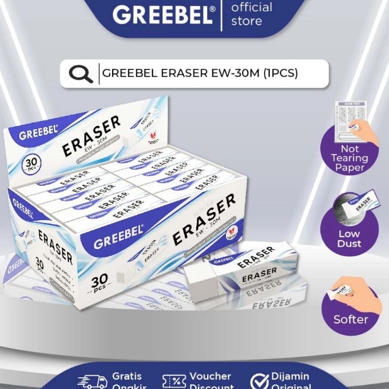 

Penghapus Greebel isi 3pcs KODE X4P6