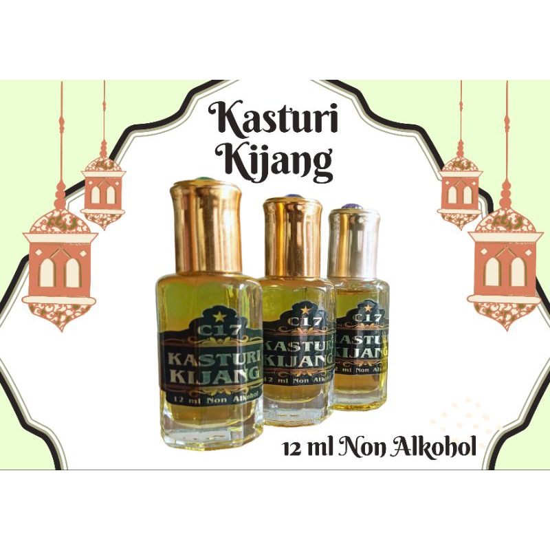 minyak wangi /Kasturi / Minyak Wangi Kasturi Kijang 12 ml / Parfum / Kasturi Kijang