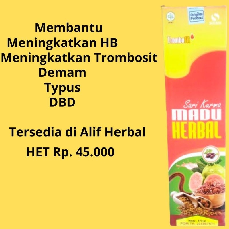 

Sari Kurma Madu Herbal Trombofit