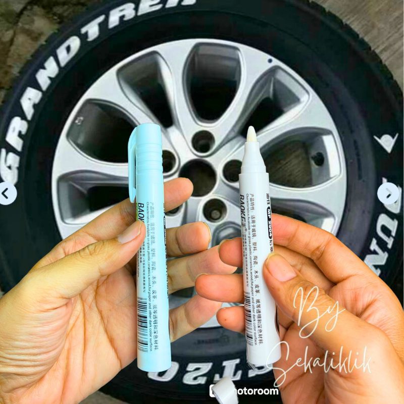 

Spidol Warna Putih Spidol Ban BAOKE Paint Marker Paint Tahan Air dan Anti Luntur
