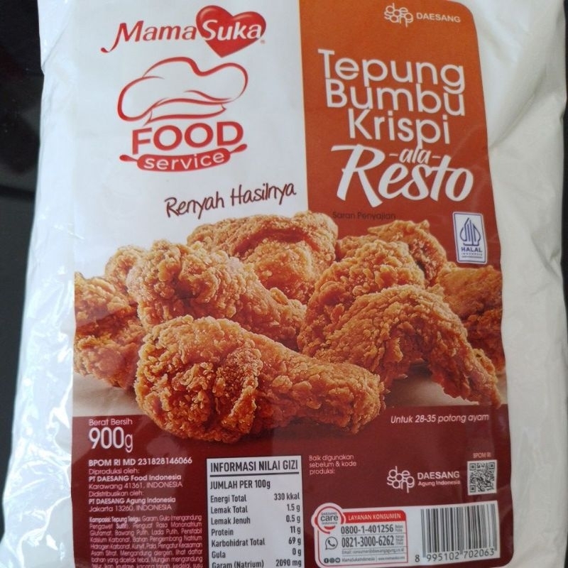 

mamasuka mama suka tepung bumbu krispi 900 gram