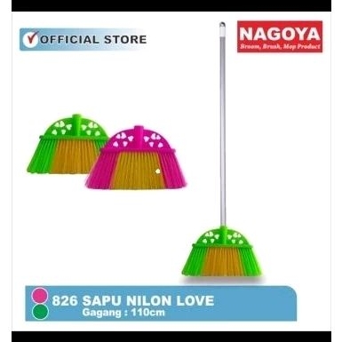 Sapu Nilon Nagoya Love 826 / Sapu Lantai Nilon Nagoya Love