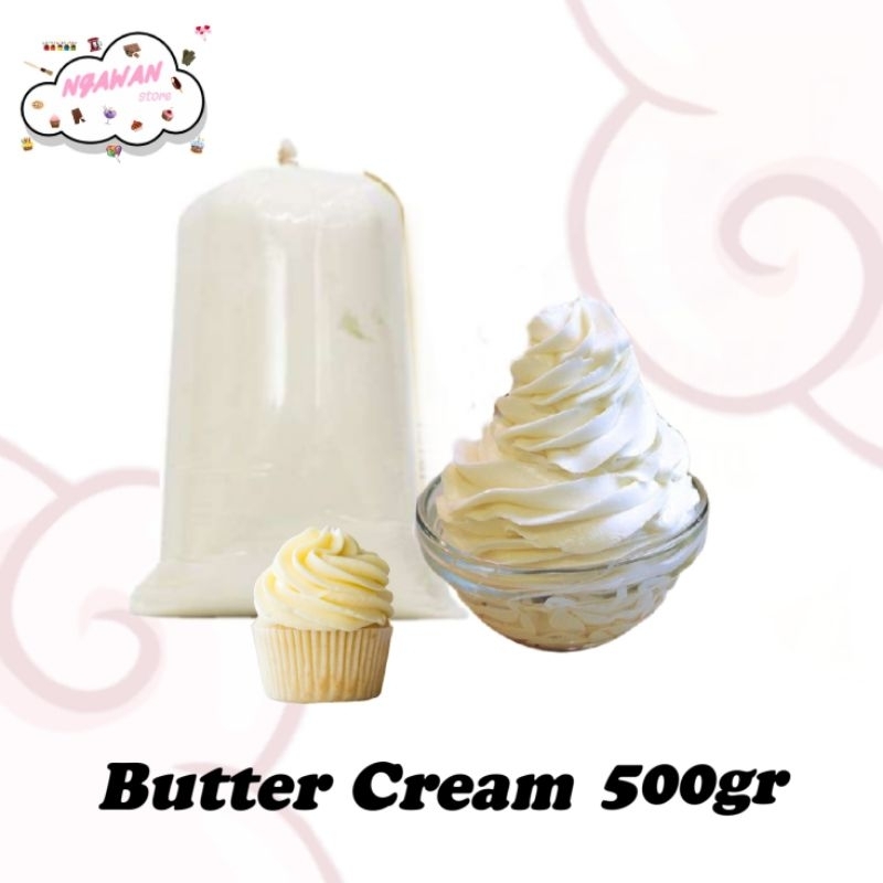 

500gr butter cream - cream kue - cream siap pakai