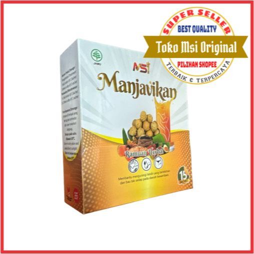 

15sct/box MSI MANJAVIKAN JAMU KEPUTIHAN NYERI HAID TAK LANCAR PROMIL PROGRAM HAMIL HERBAL ALAMI