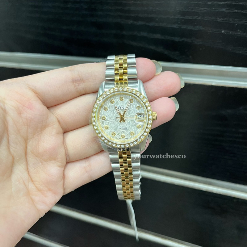 JAM TANGAN WANITA BONIA MONOGRAM BNB10550-3116S