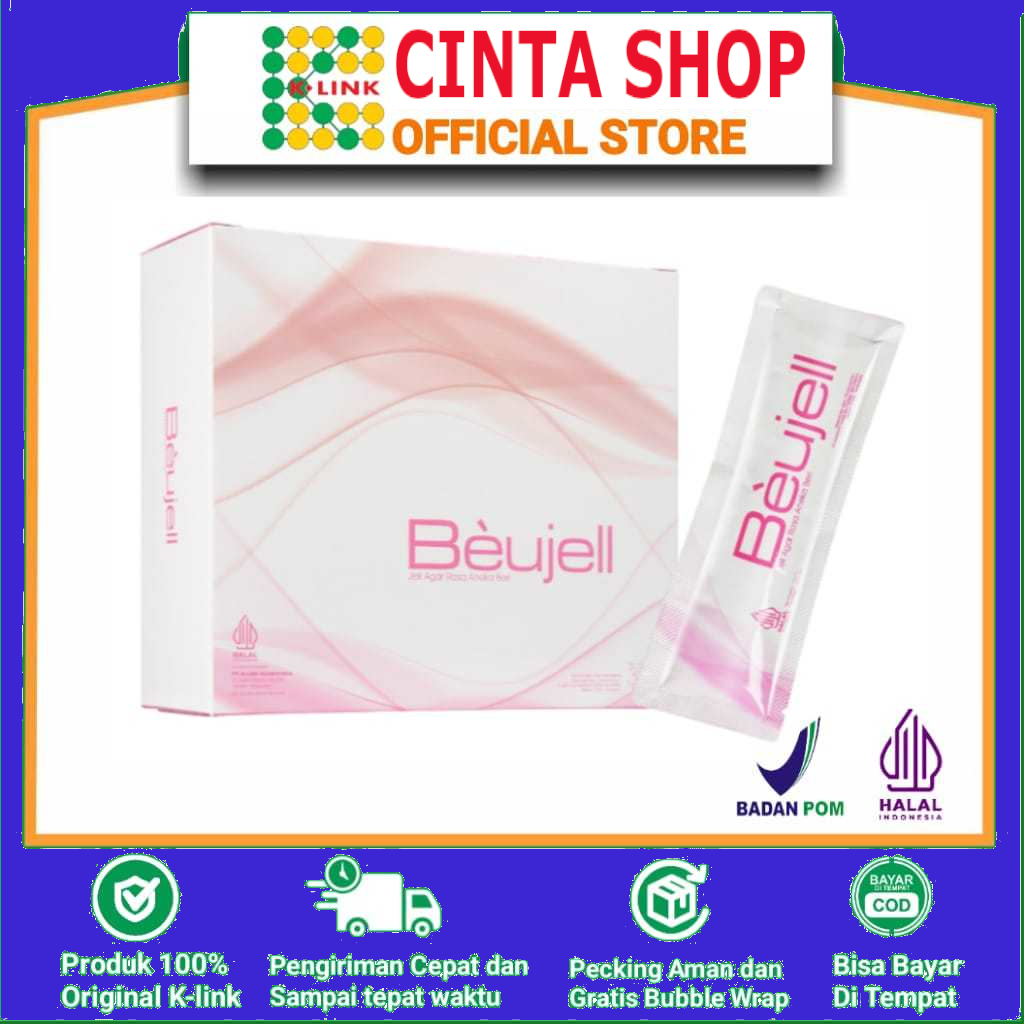 BEUJELL.Collagen Original Klink Isi 15 Sachet I K-Link Liquid Colagen I Minuman Kolagen Klink