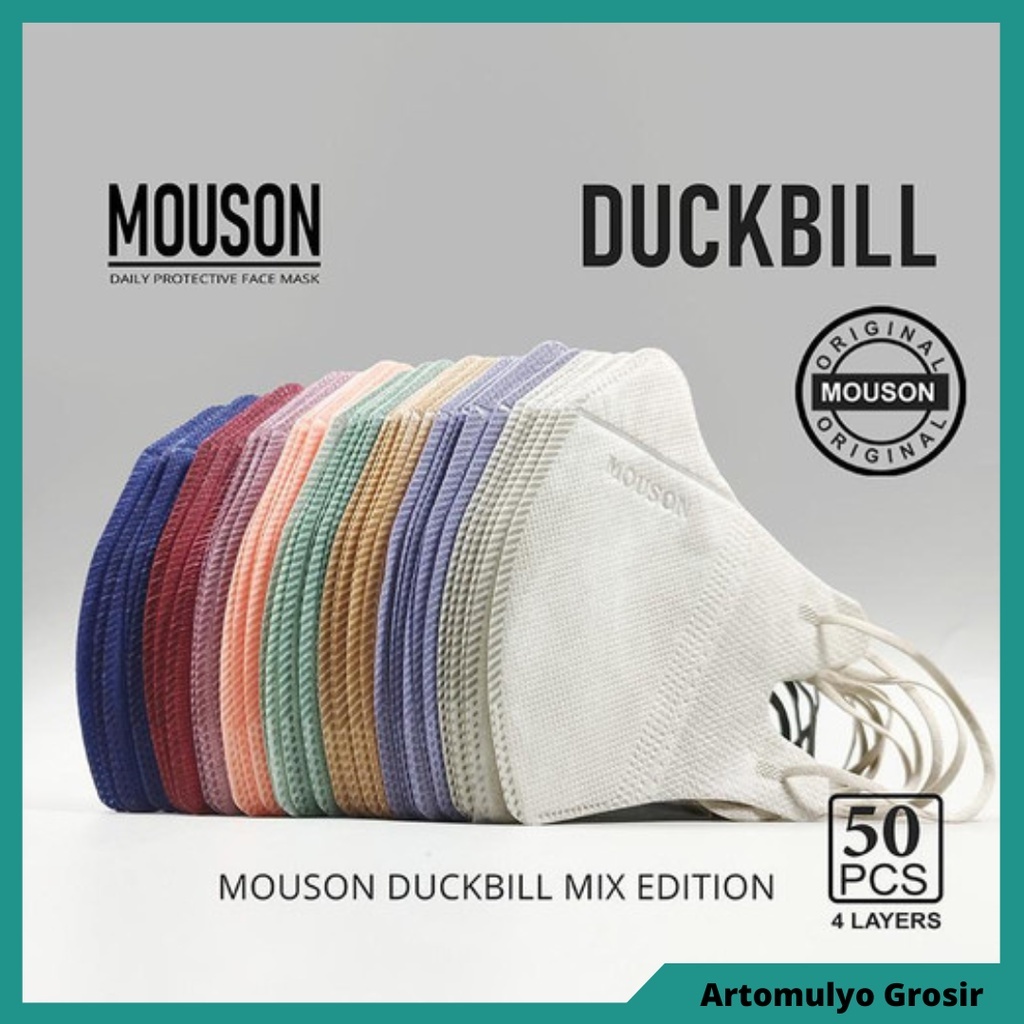 MASKER DUCKBILL MURAH MOUSON ALKINDO ORLEE Y&B CAREINDO FACEMASK EMBOS