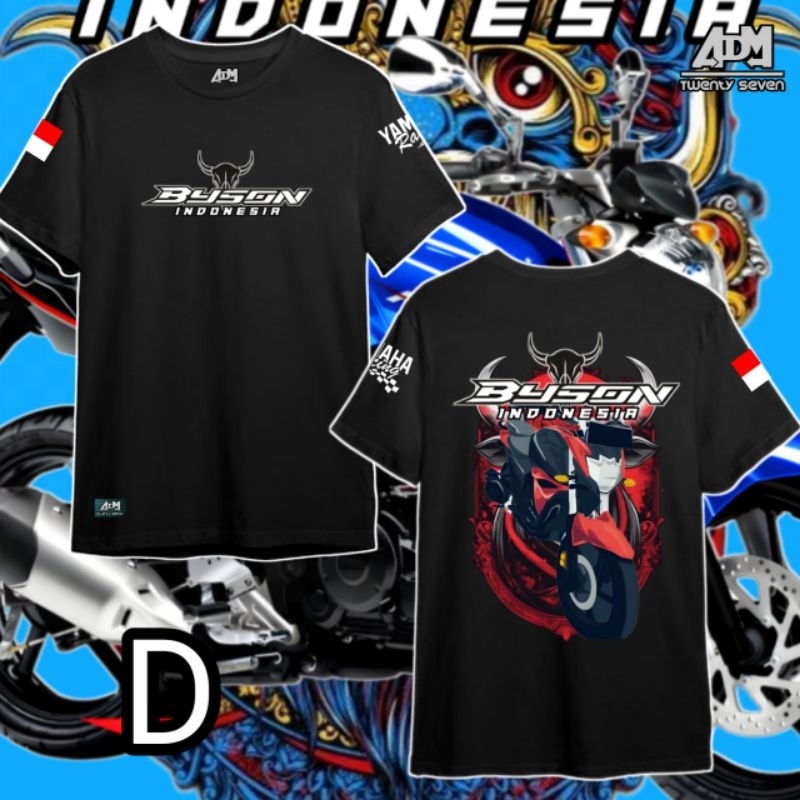 kaos Yamaha Byson original Kaos Byson Indonesia Kaos byson Yamaha racing