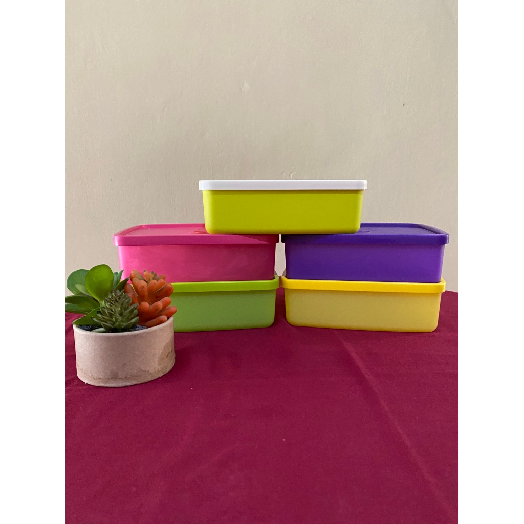 kotak makan anak large square away tupperware ORI 660ml harga satuan