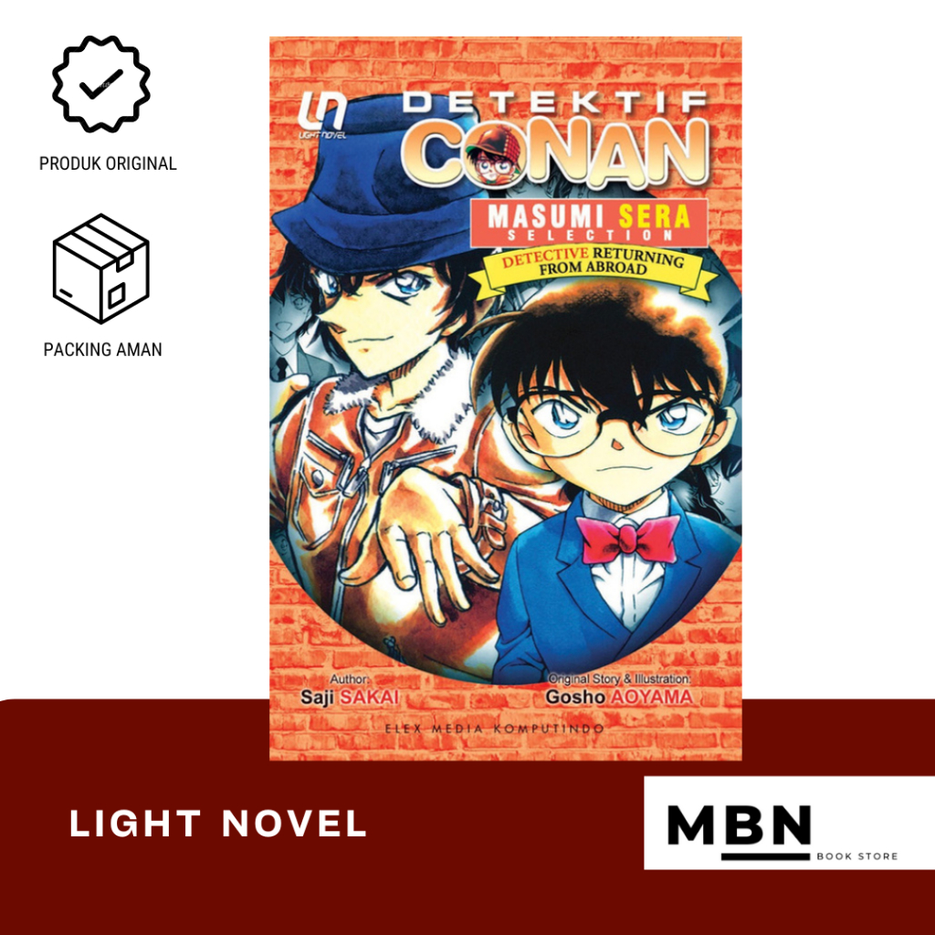 LIGHT NOVEL DETEKTIF CONAN: MASUMI SERA SELECTION - DETECTIVE RETURNING FROM ABROAD