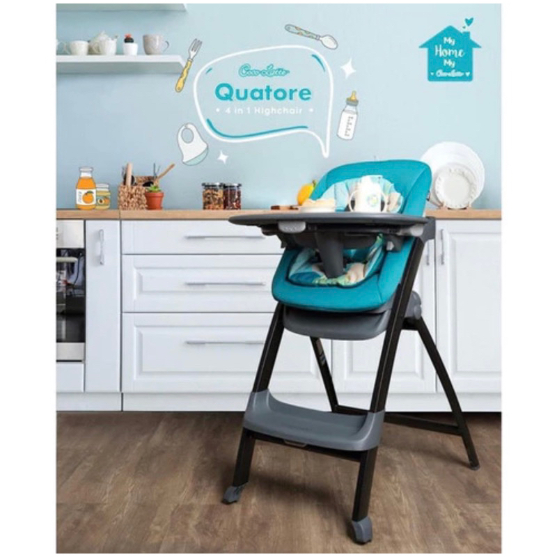 COCOLATTE Quatore High Chair URBINI / Baby Chair Cocatte / Kursi Makan Bayi Cocolatte - [Preloved]