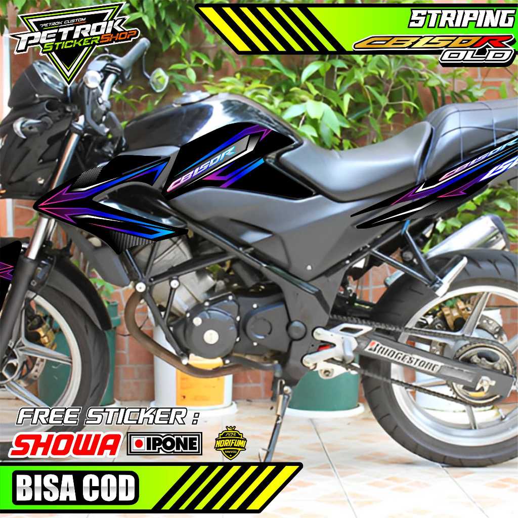 STRIPING VARIASI MOTOR CB 150R OLD / STICKER LIST MOTOR HONDA  CB 150 R OLD