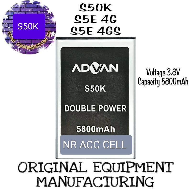 BATERE ADVAN MODEL 5059-S50K-S5E 4G-S5E4G-LTE-S5E4G S BATREI ORIGINAL & DUOBLE POWER ADVAN