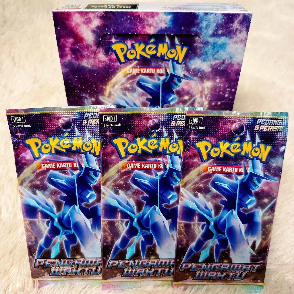 booster pack pengamat waktu pokemon tcg indonesia original