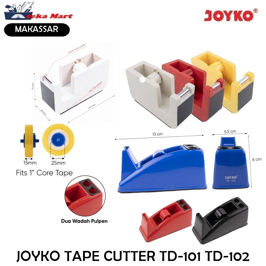 

[PCS ] JOYKO TAPE CUTTER TD-102 TD-101 PEMOTONG ISOLASI