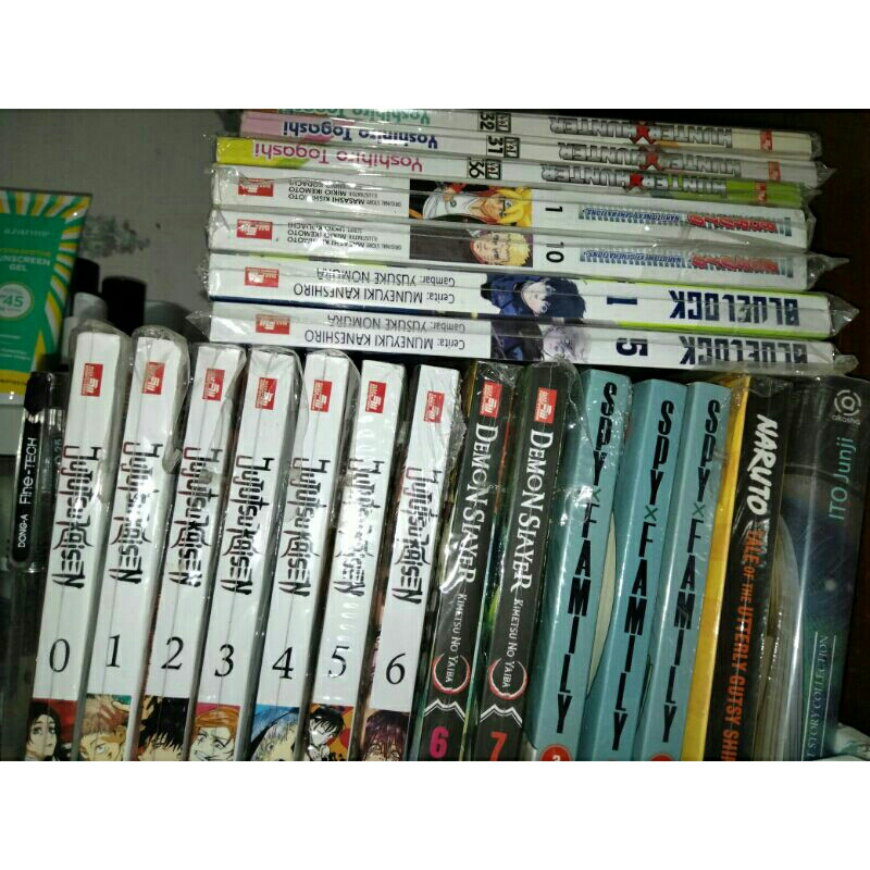 Preloved komik/volume | Jujutsu Kaisen | Demon Slayer | Spy x Family | Naruto, Boruto |Blue Lock