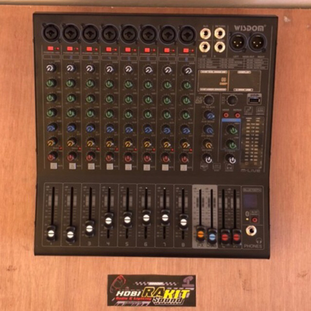MIXER WISDOM M-LIVE8 AUDIO PROFESSIONAL