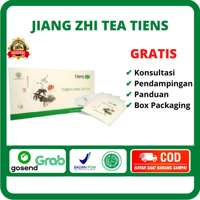 

Teh Tiensi Jiang Zhi Tea Original 1 Box Isi 40 Sachet Bersegel Halal