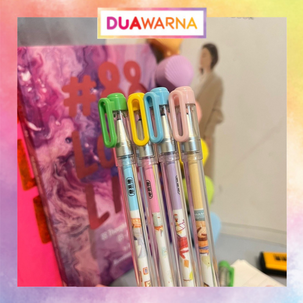 

Duawarna Pulpen Ajaib Motif Karakter Pulpen Bisa di Hapus