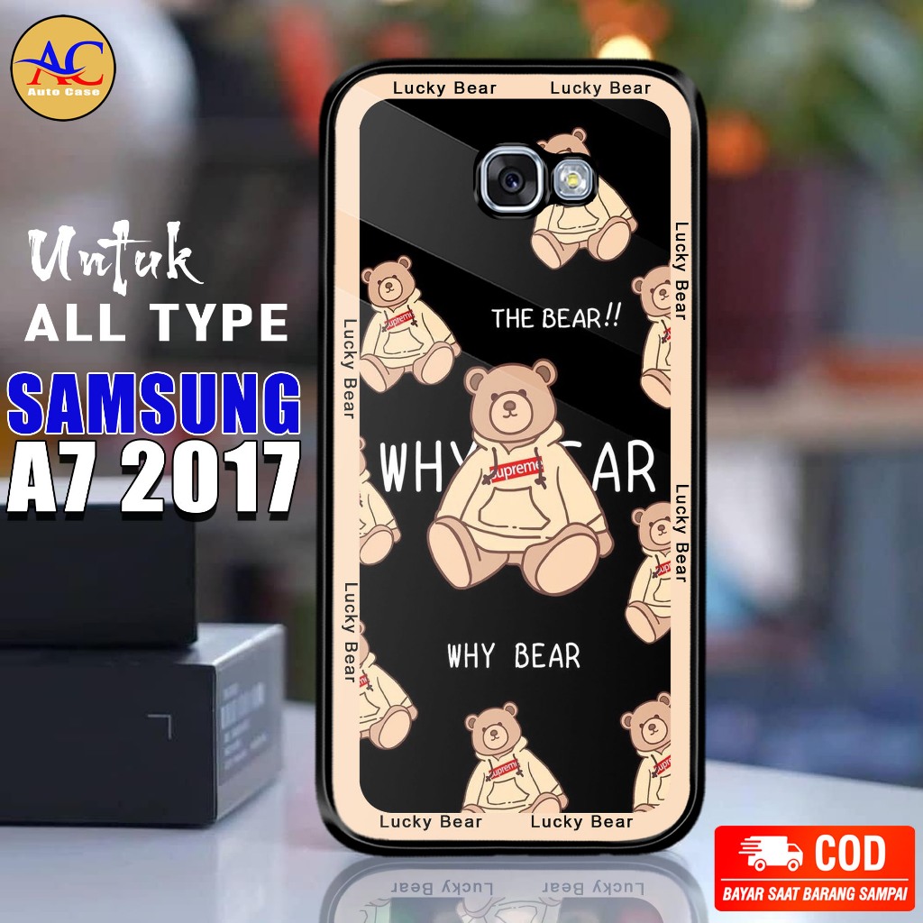 Case Hp Softcase Glossy SAMSUNG A7 2017BER Casing Silikon Handphone Pelindung Kamera