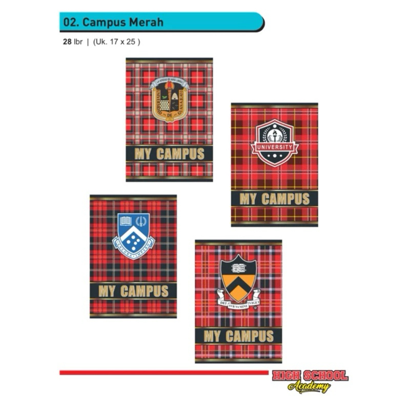 

[10 BUKU] BUKU BOXY PANJANG 28 LEMBAR CAMPUS MURAH EKONOMIS TIPIS