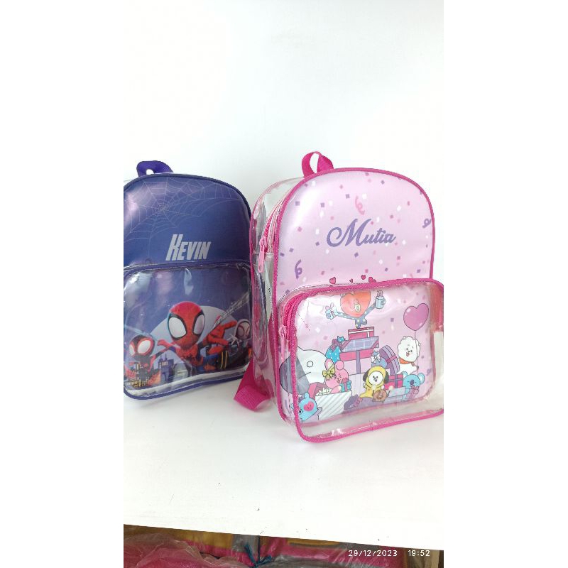Ransel Mika Souvenir Free Custome, Tas Mika Custom Souvenir