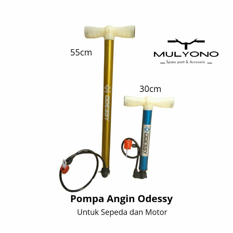 Pompa sepeda / sepeda motor odessy 55 cm