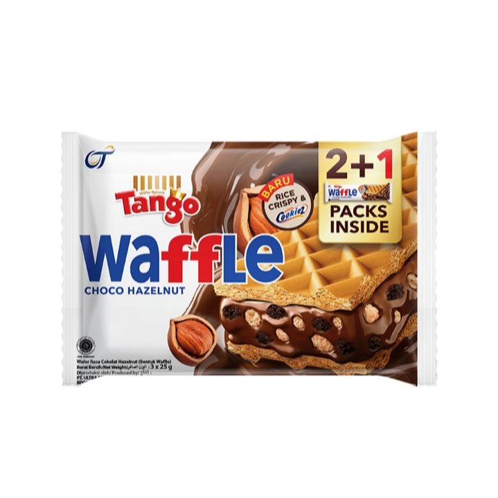 

Tango waffle wafer choco hazelnut 24x10 gr / Choco Hazelnut 15 pcs / Cookies & cream / Mocha latte 3x25 gr