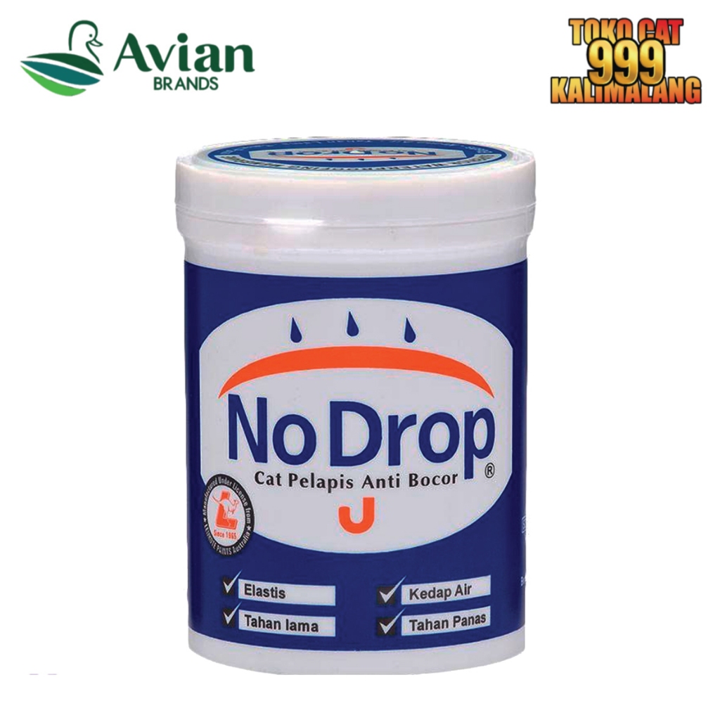 Cat Tembok Rumah Waterproof Anti Bocor Avian No Drop Semua Warna 1 Kg