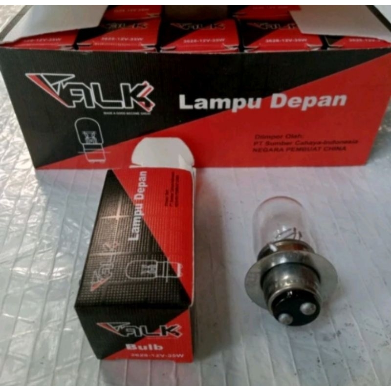 dop bohlam Lampu depan motor 12/35 12volt 35 watt