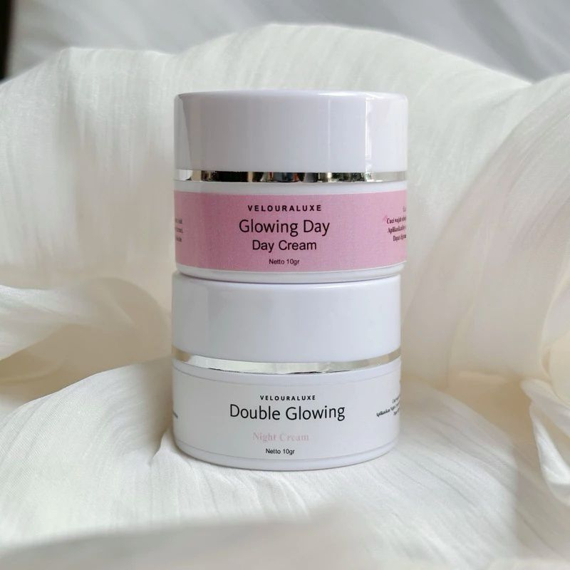 PAKET BPOM CREAM SIANG MALAM DOUBLE GLOWING EXPRESS OILY SKIN