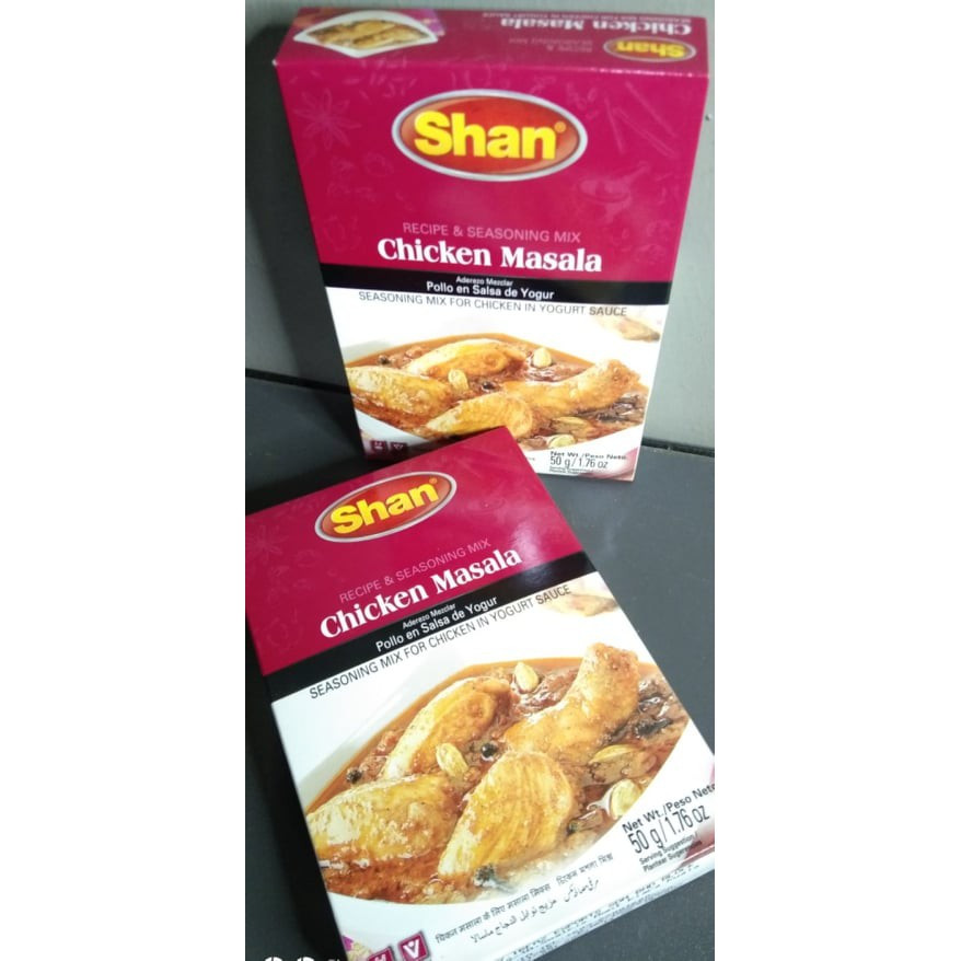 

Bumbu Instant Pakai SHAN Seasoning Chicken Masala 50 G