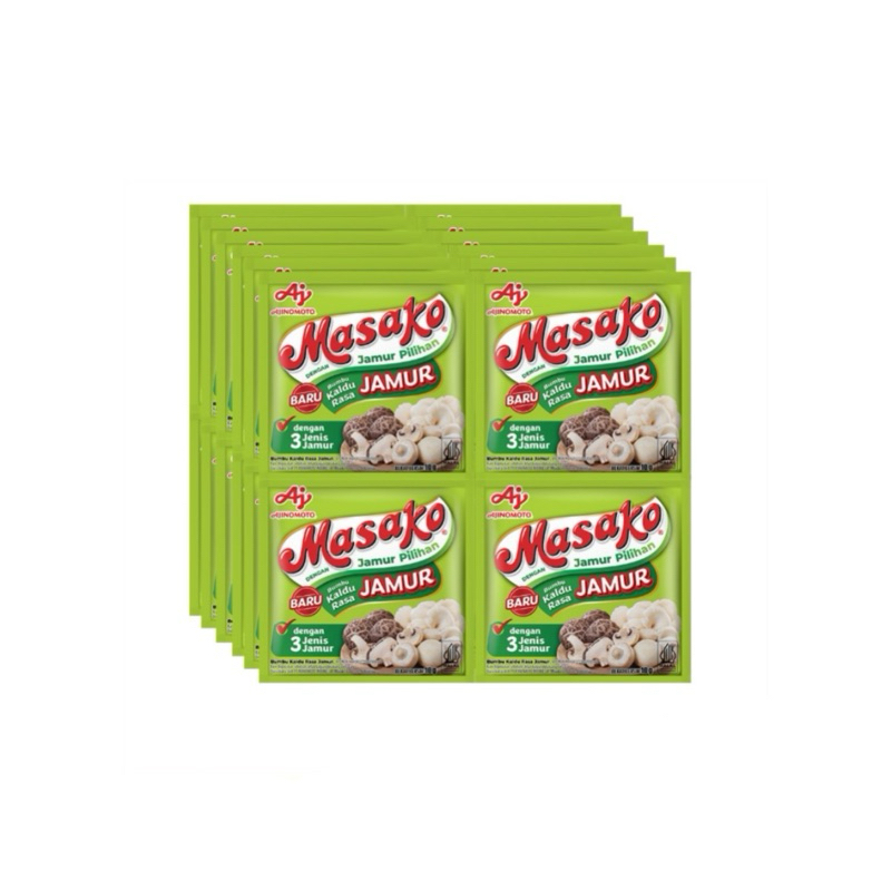 

Masako Bumbu Kaldu Jamur Sachet 10 Gr (10 renceng)