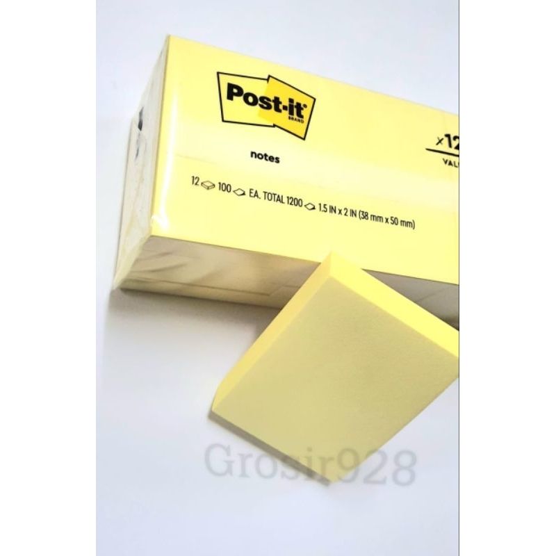 

Memo Stick / Sticky Notes Post It 3M 653 Kuning