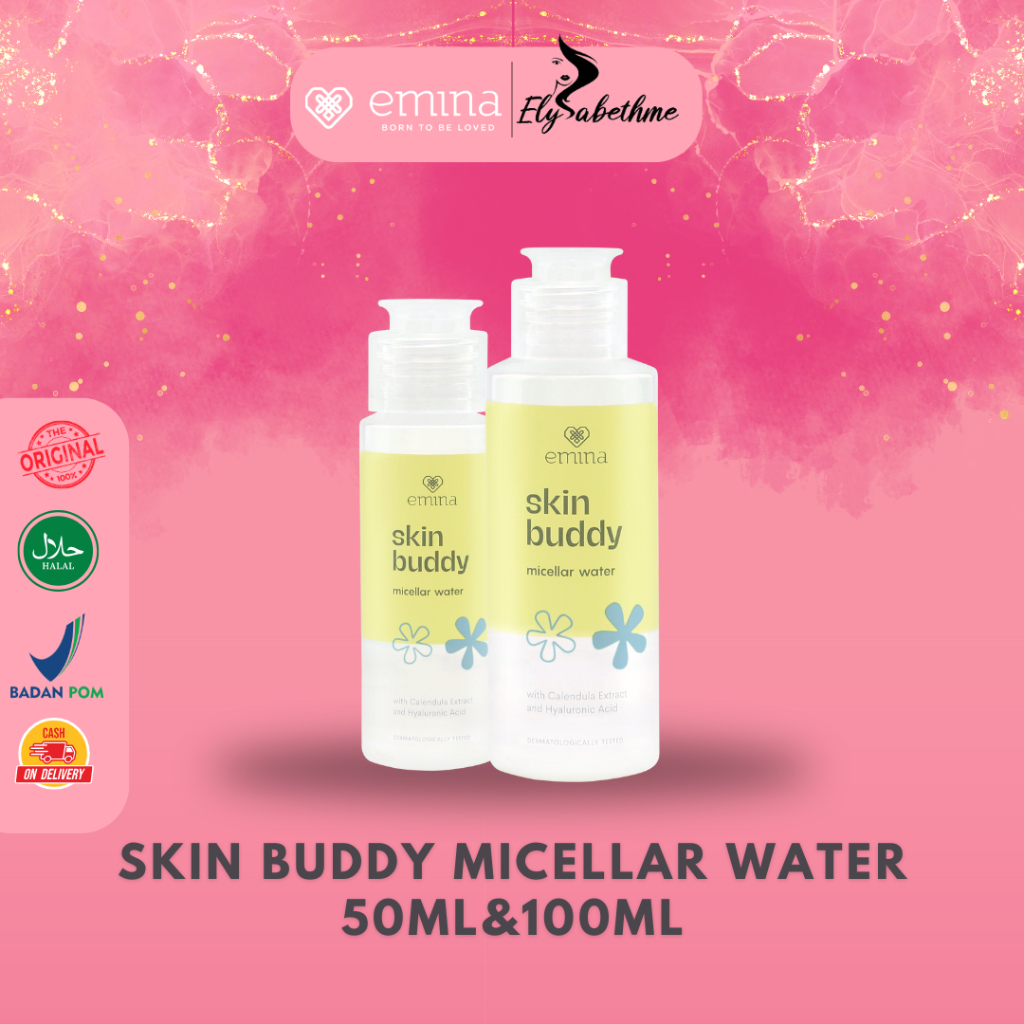✿ELYSABETHME✿ ˜”*°• emina •°*”˜. Emina Skin Buddy Micelar Water pembersih wajah cepat angkat makeup 