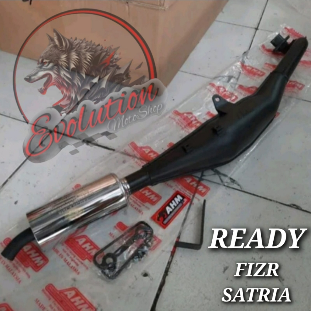 Knalpot AHM MALAYSIA F1ZR - SATRIA KNALPOT AHM MALAYSIA ORIGINAL AMPANG HOONG MOTOR