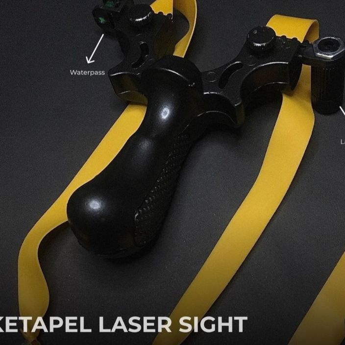 55 COD Ketapel Slingshot Murah Ketapel Laser Tactical Plus Karet Ketapel
