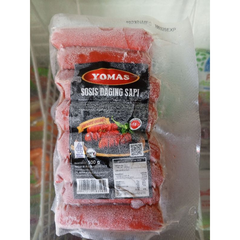 

Yomas Sosis Daging Sapi 500g