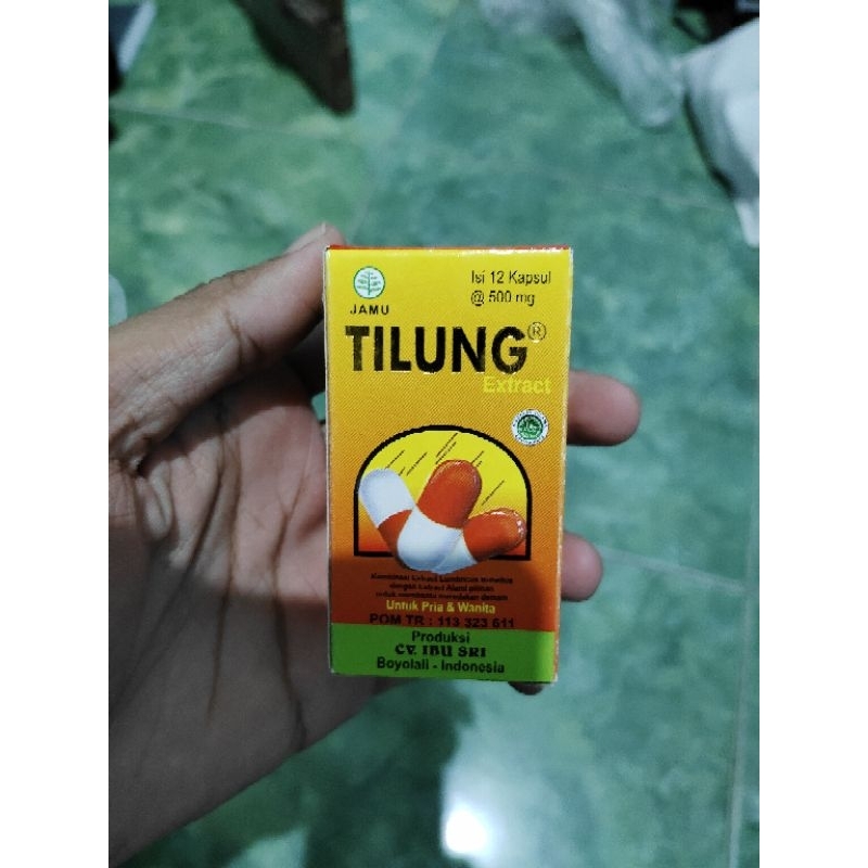Jamu Tilung/ Obat Tilung Kapsul/ Jamu demam panas dingin/ jamu tipes/ obat tipes original pria wanit