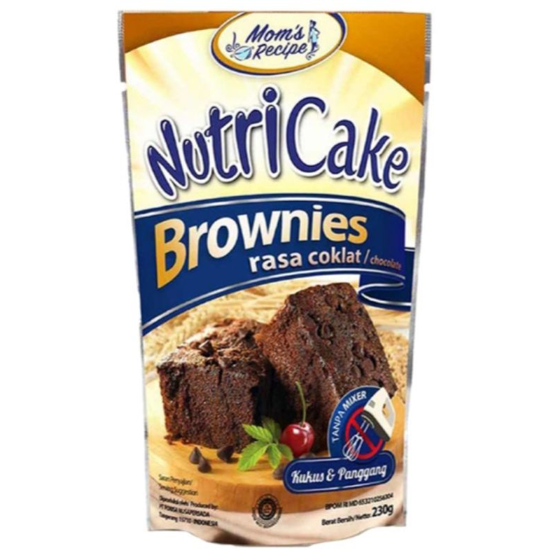 

NutriCake Brownies Cokelat 230 g