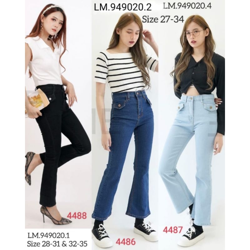 Celana look me jeans cutbray 4486 4487 4488