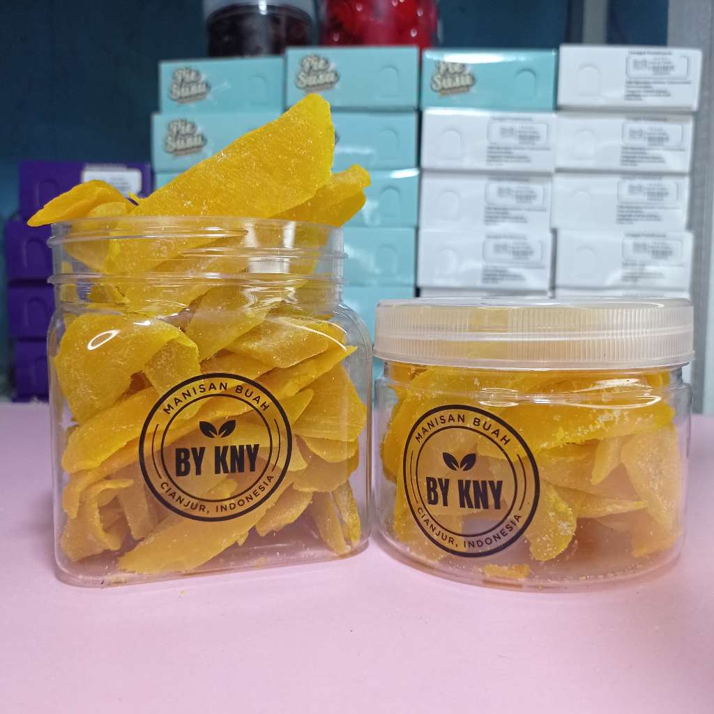 

pink MANISAN MANGGA KERING KEMASAN TOPLES 400ML MANGGA CIREBON MANISAN BUAH CIANJUR BY KNY