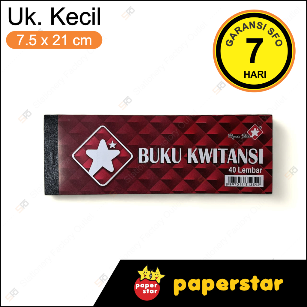 

Buku Kwitansi Paperstar Kecil