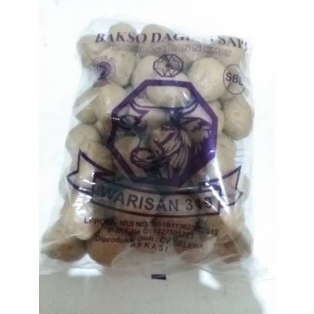 

RB Baso Warisan BM Isi 50 Halal Mui Frozen