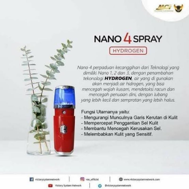 NANO SPRAY MCI ORIGINAL 100%