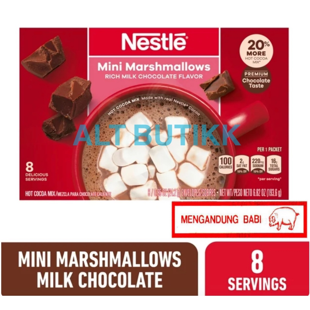 

NESTLE MINI MARSHMALLOW RICH MILK CHOCOLATE | HOT COCOA MIX | PRODUCT OF USA