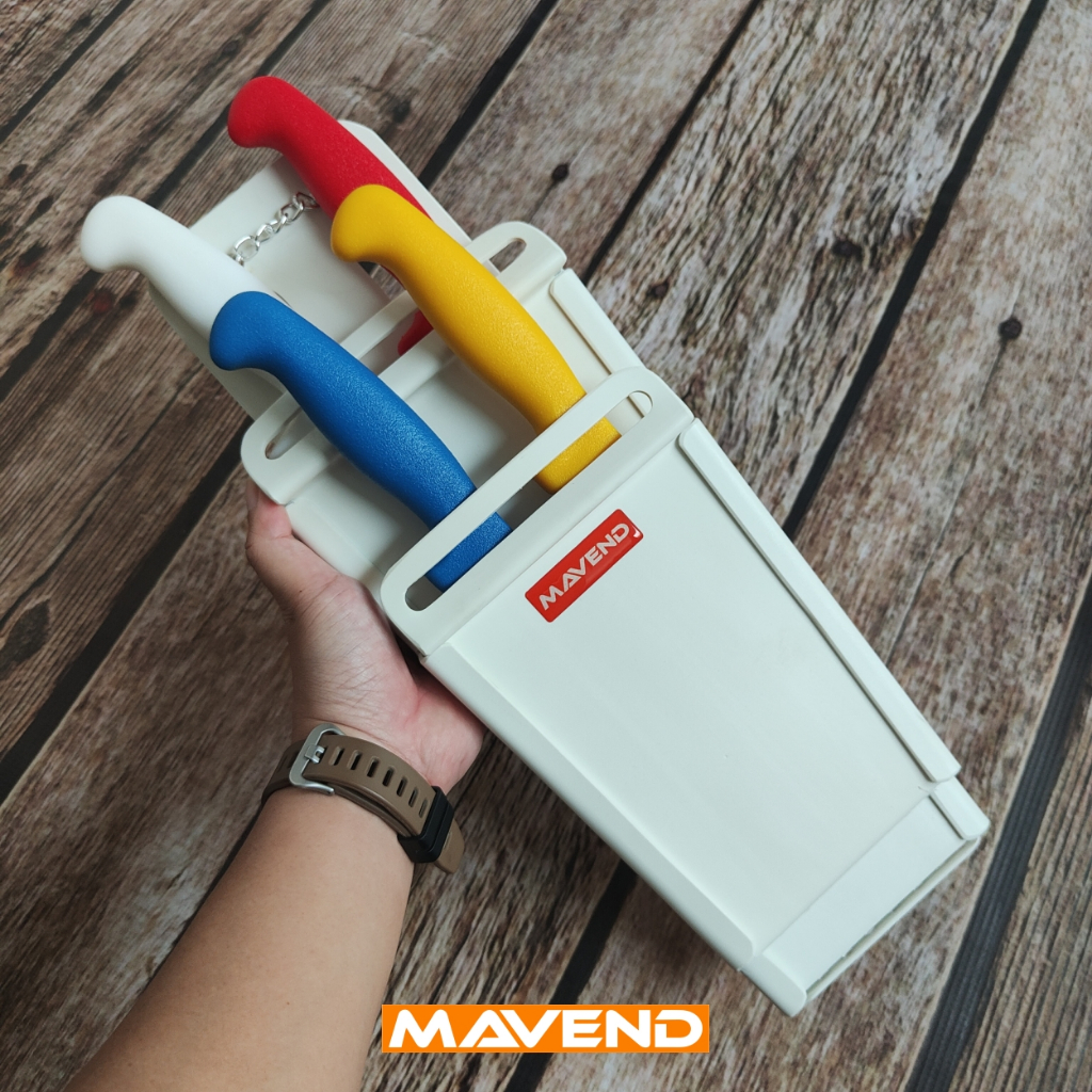 Knife scabbard wadah pisau boning butcher kapasitas 4 pcs mavend sk-11