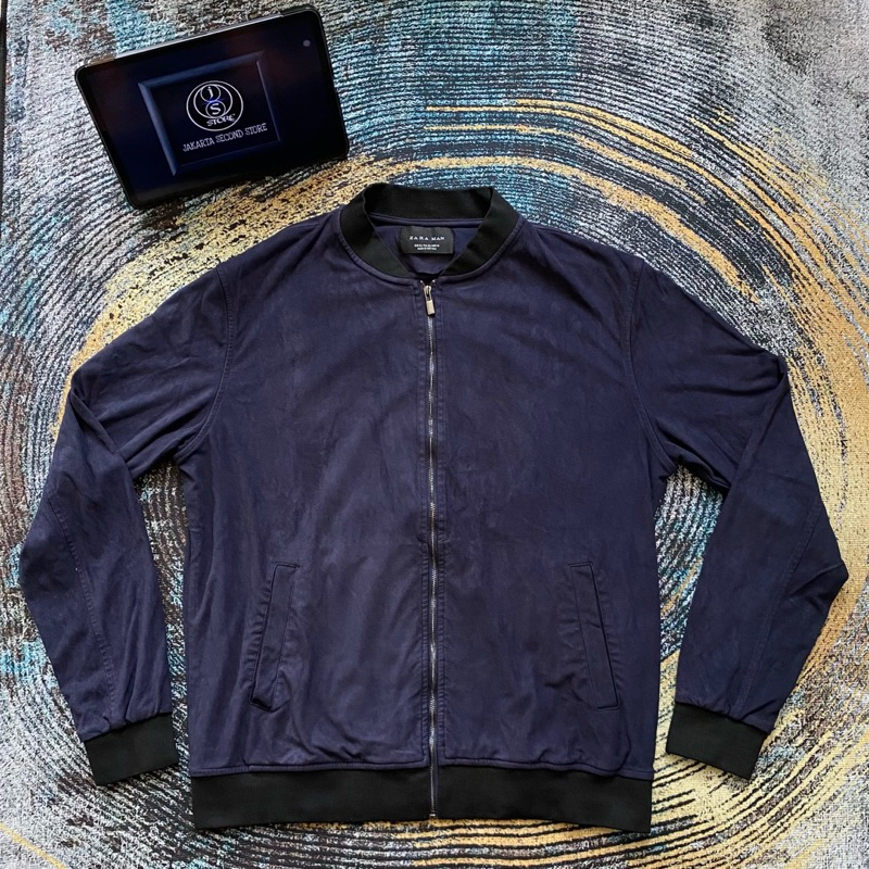 Jaket Suede Zara Man