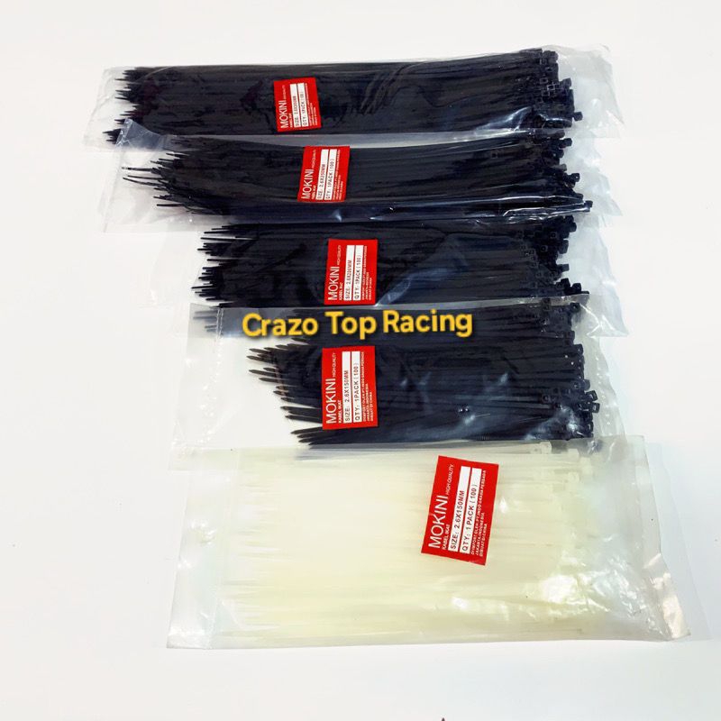 

Tali Tis Kabel Nilon Tis Sigma Nilon Serbaguna Panjang 150mm/200mm/250mm/300mm (1.Pack isi 100.Pcs) Produk impor