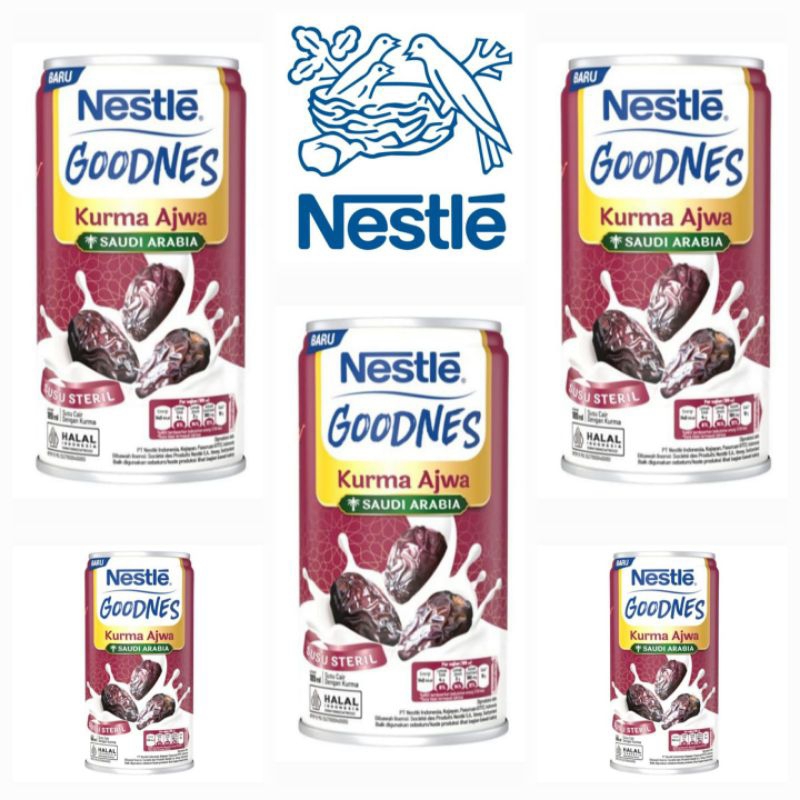 

Nestle Goodnes Susu Cair Steril Dengan Kurma Ajwa Saudi Arabia 189 Ml